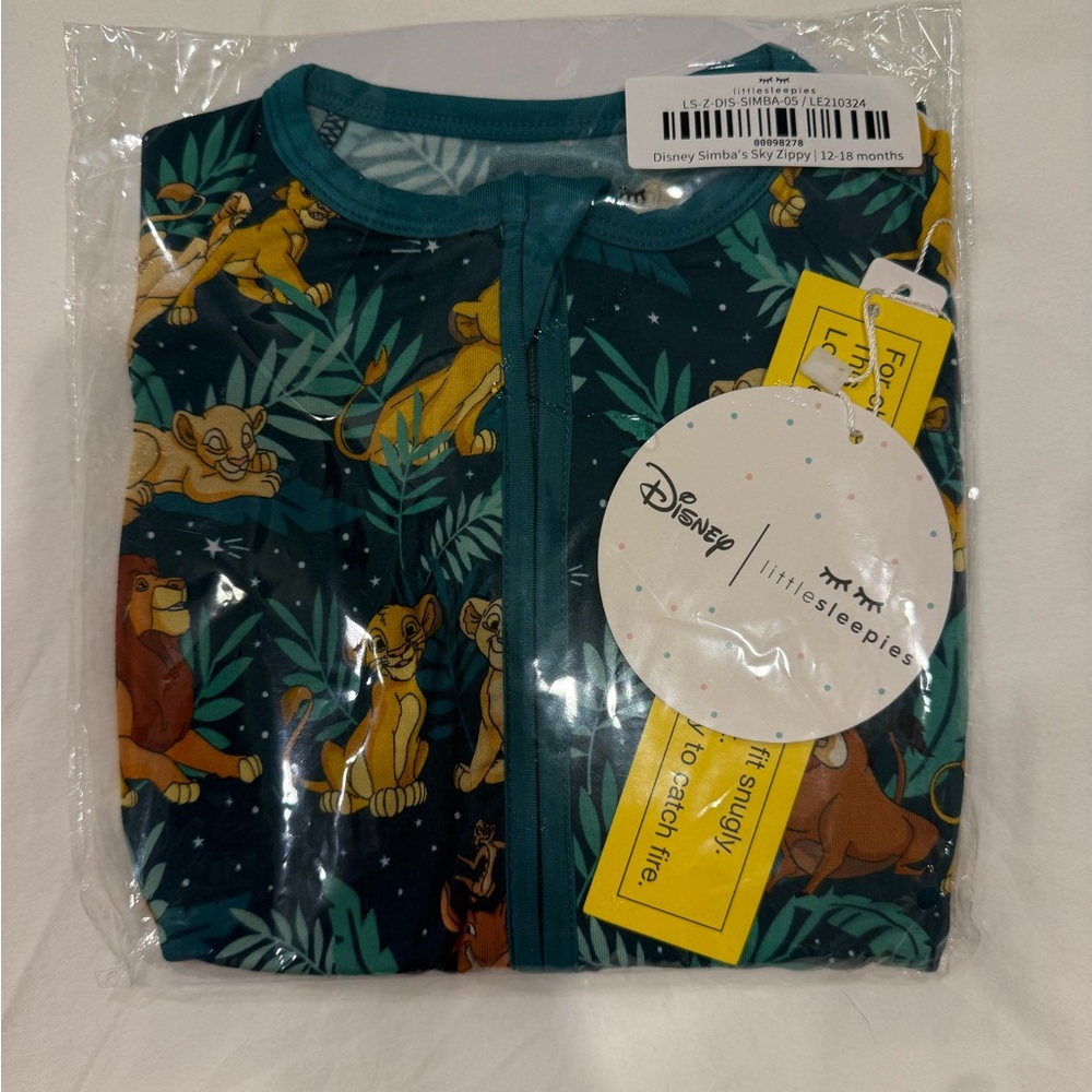 Little Sleepies Simba Sky Zippy Pajamas